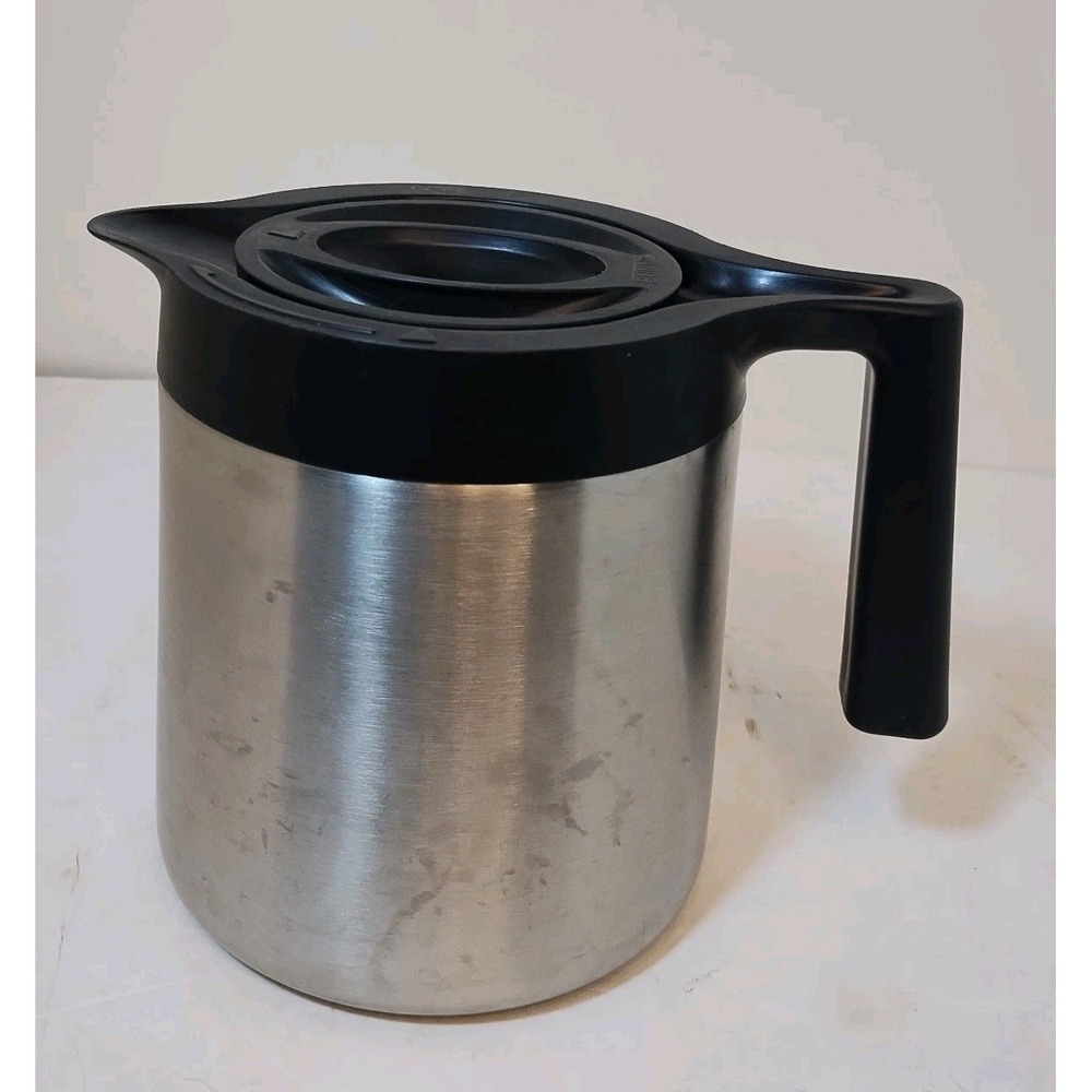 BUNN O Matic Carafe‎ Model 40200.0002 10 Cup Stainless Steel Decanter Coffee